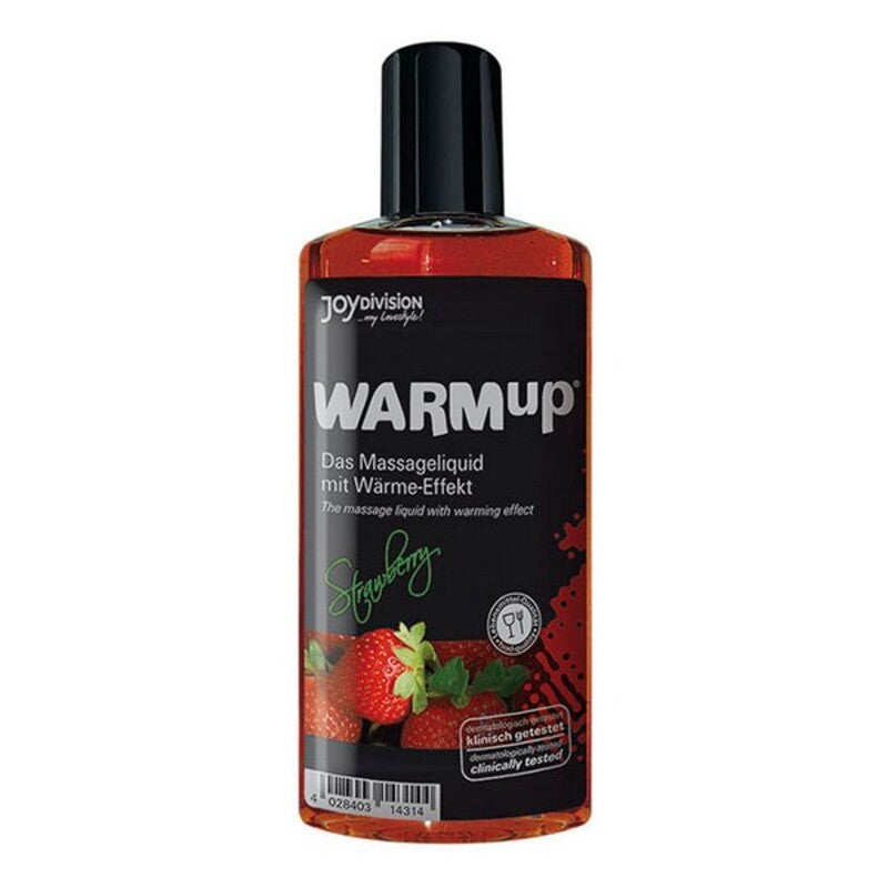 Huile de massage chauffante fraise (150 ml)