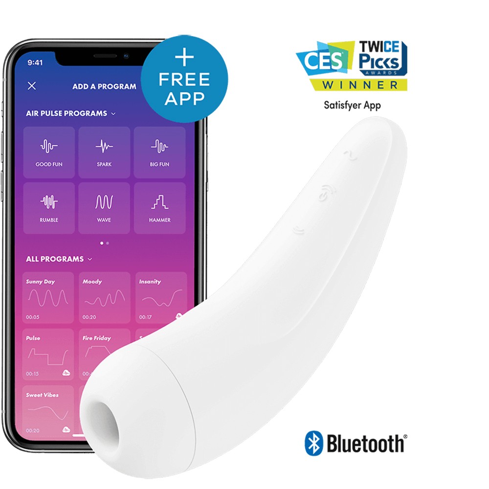 Satisfayer stimulateur clitoris Curvy 2 +