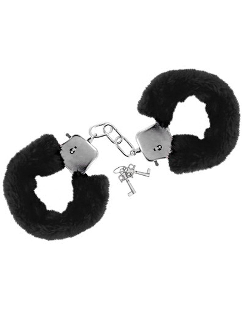 Menottes fourrures noires