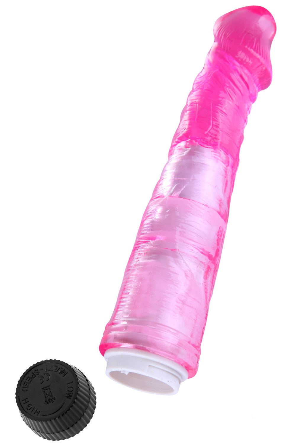 Vibromasseur 20 cm Jelly rose