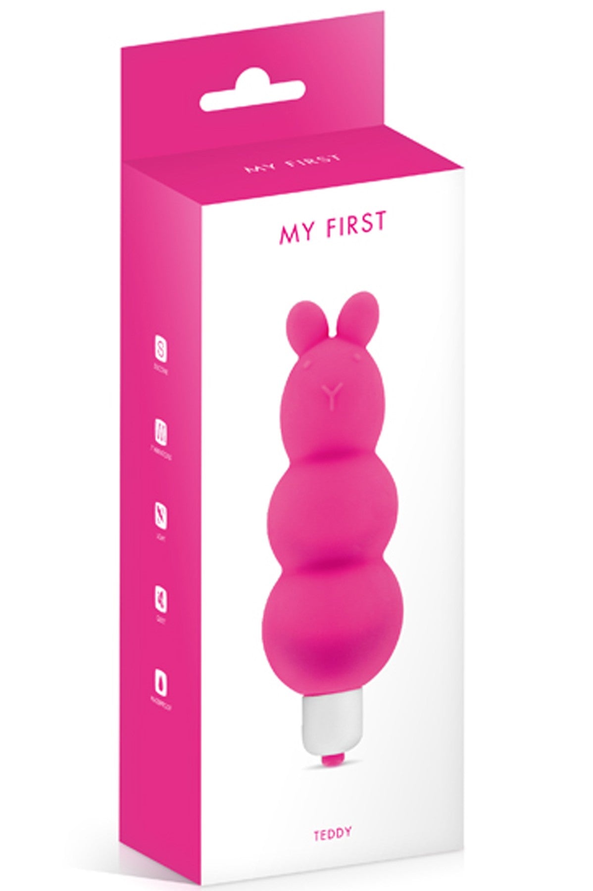 Vibromasseur rose 7 vitesses waterproof