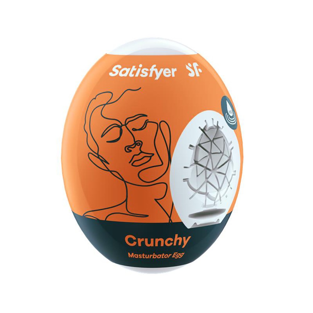 Oeuf masturbateur flexible Crunchy Satisfyer