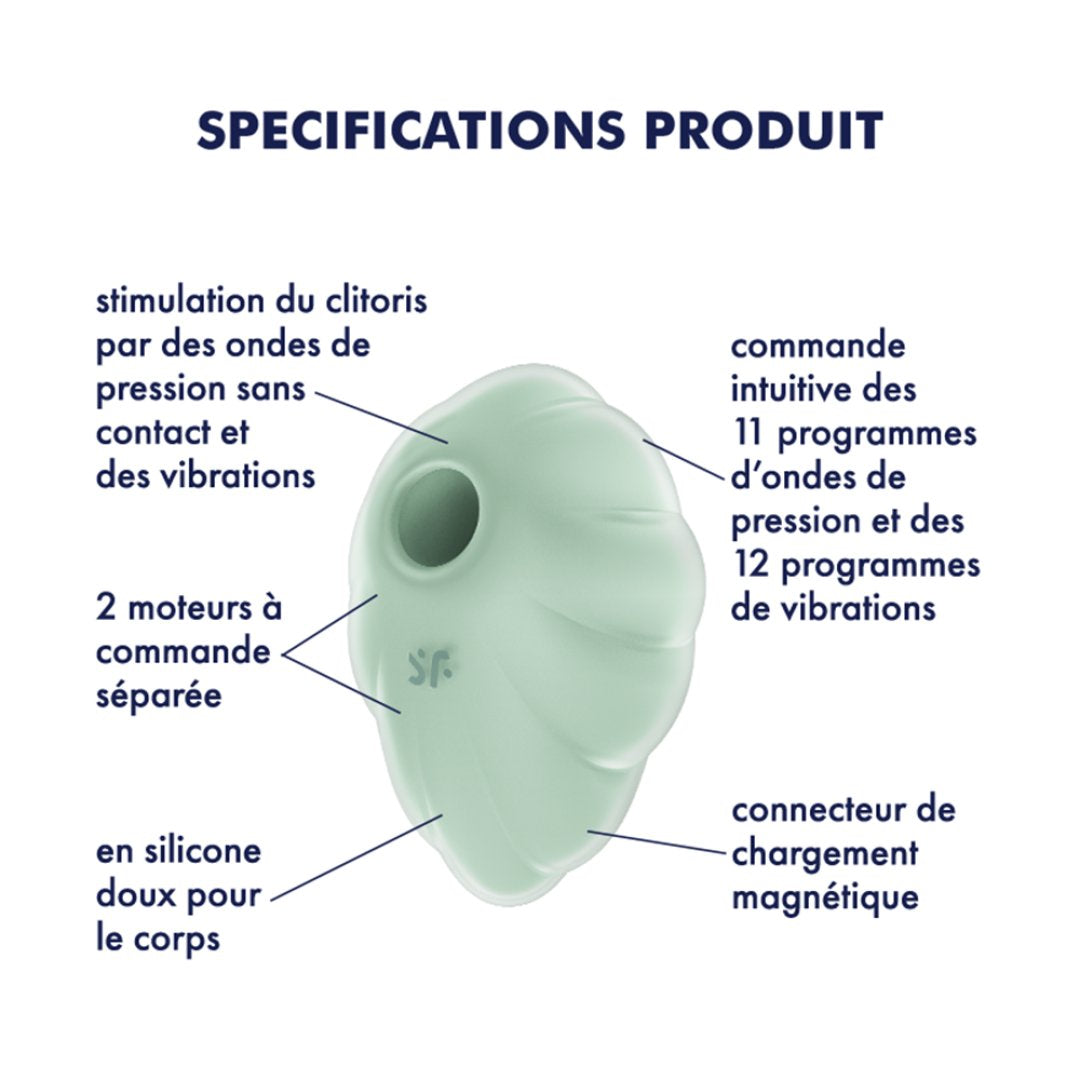 Satisfyer Cloud Dancer - Menthe