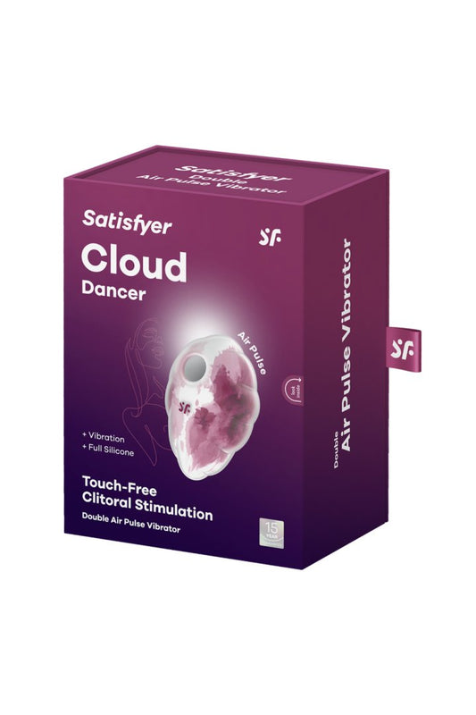 Satisfyer Cloud Dancer - Rose et blanc