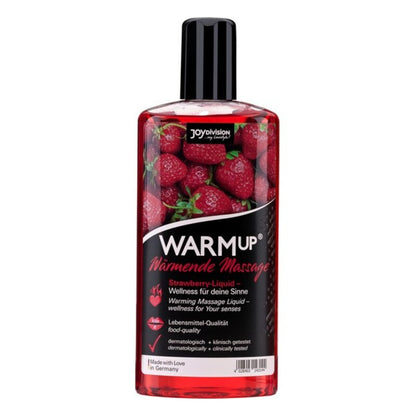 Huile de massage chauffante fraise (150 ml)