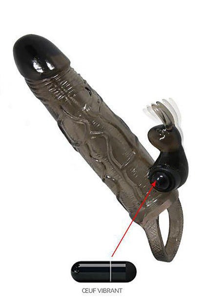 Gaine à pénis vibrante.