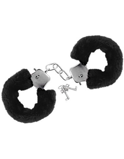 Menottes fourrures noires
