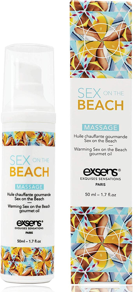 Huile de massage chauffante et gourmande – Sex On The Beach – 50 ml