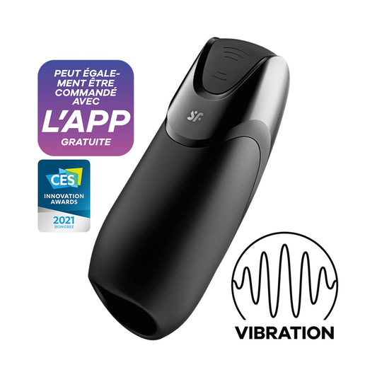 Masturbateur connecté vibrant USB Men Vibration + Satisfyer